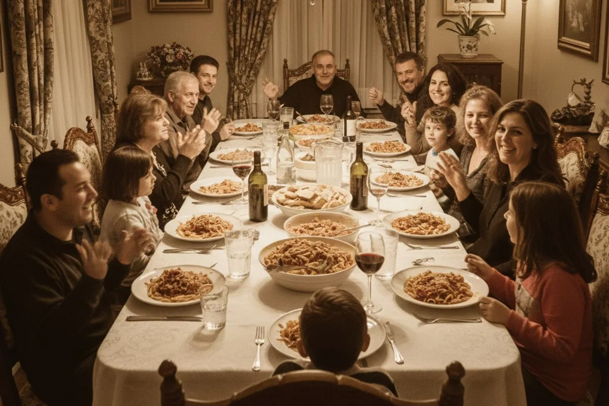 Sunday dinners, always