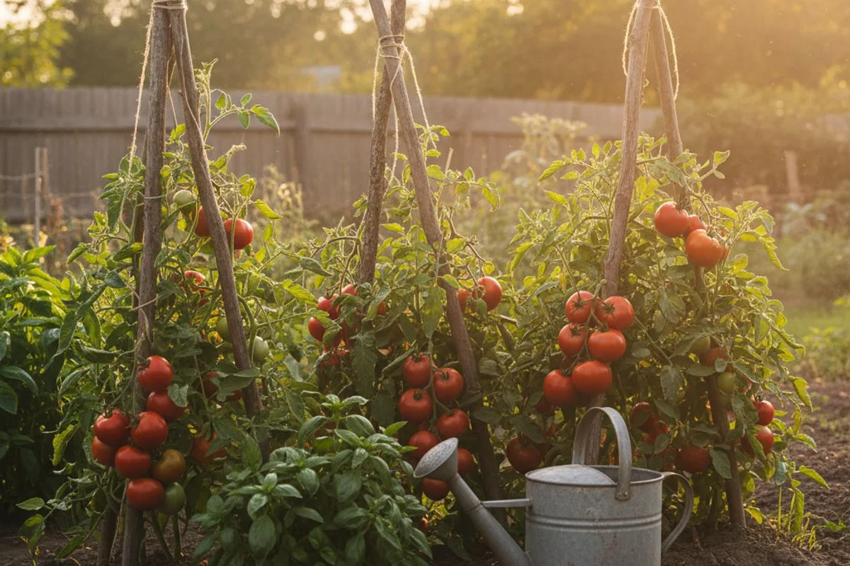 Her garden
