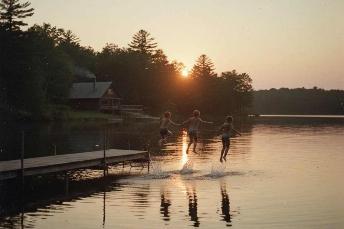 Summers at the lake house